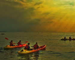 coucher de soleil à Nice