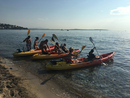 Sortie kayak à la découverte de la rade de Villefranche